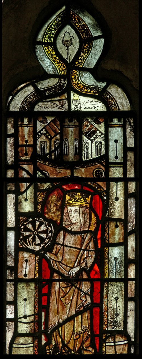 Window Ew som viser St Catherine av English School