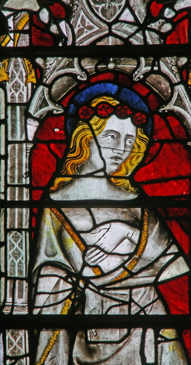 Window Ew som viser St. Cecilia av English School