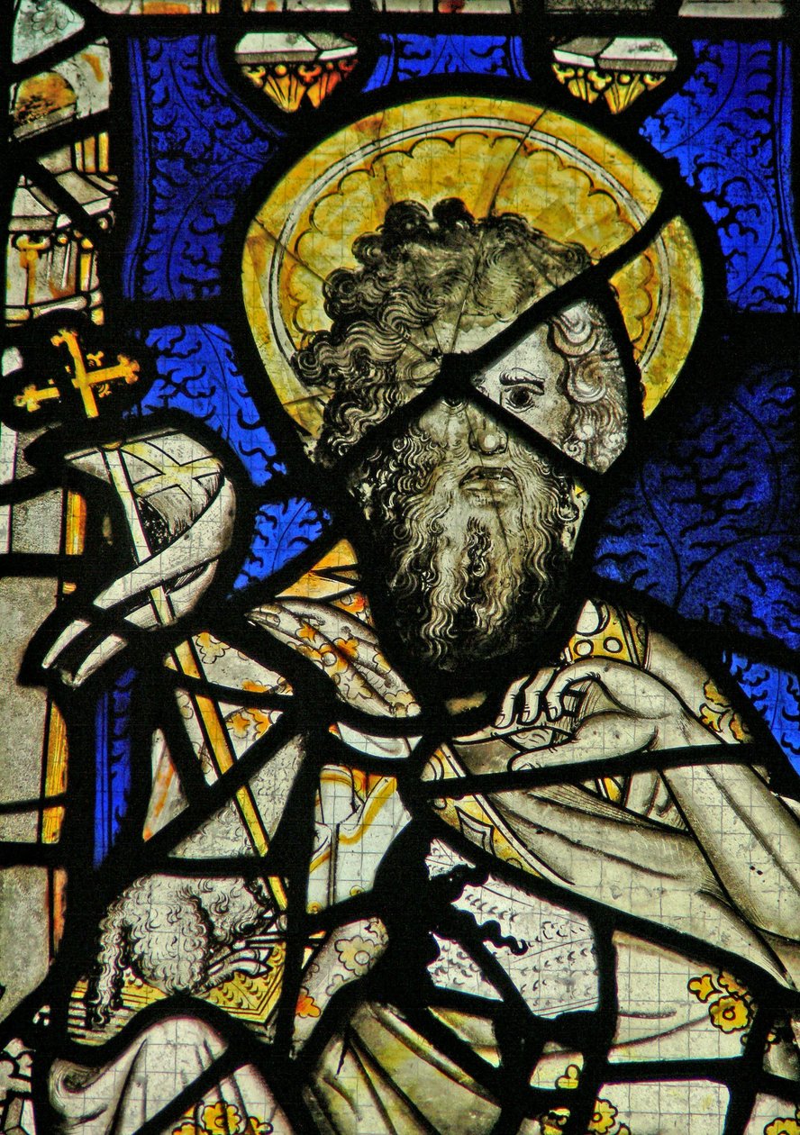 Window Ew som viser døperen Johannes av English School