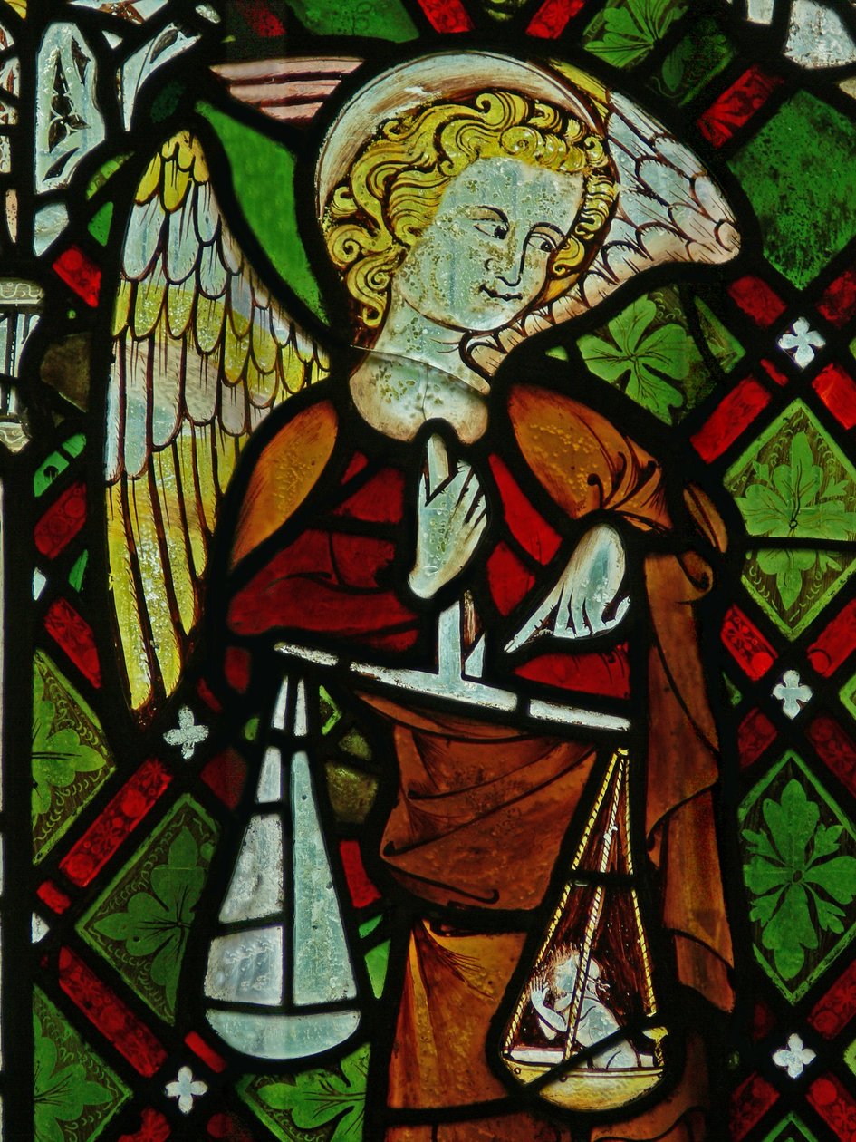 Window Ew som viser St Michael av English School