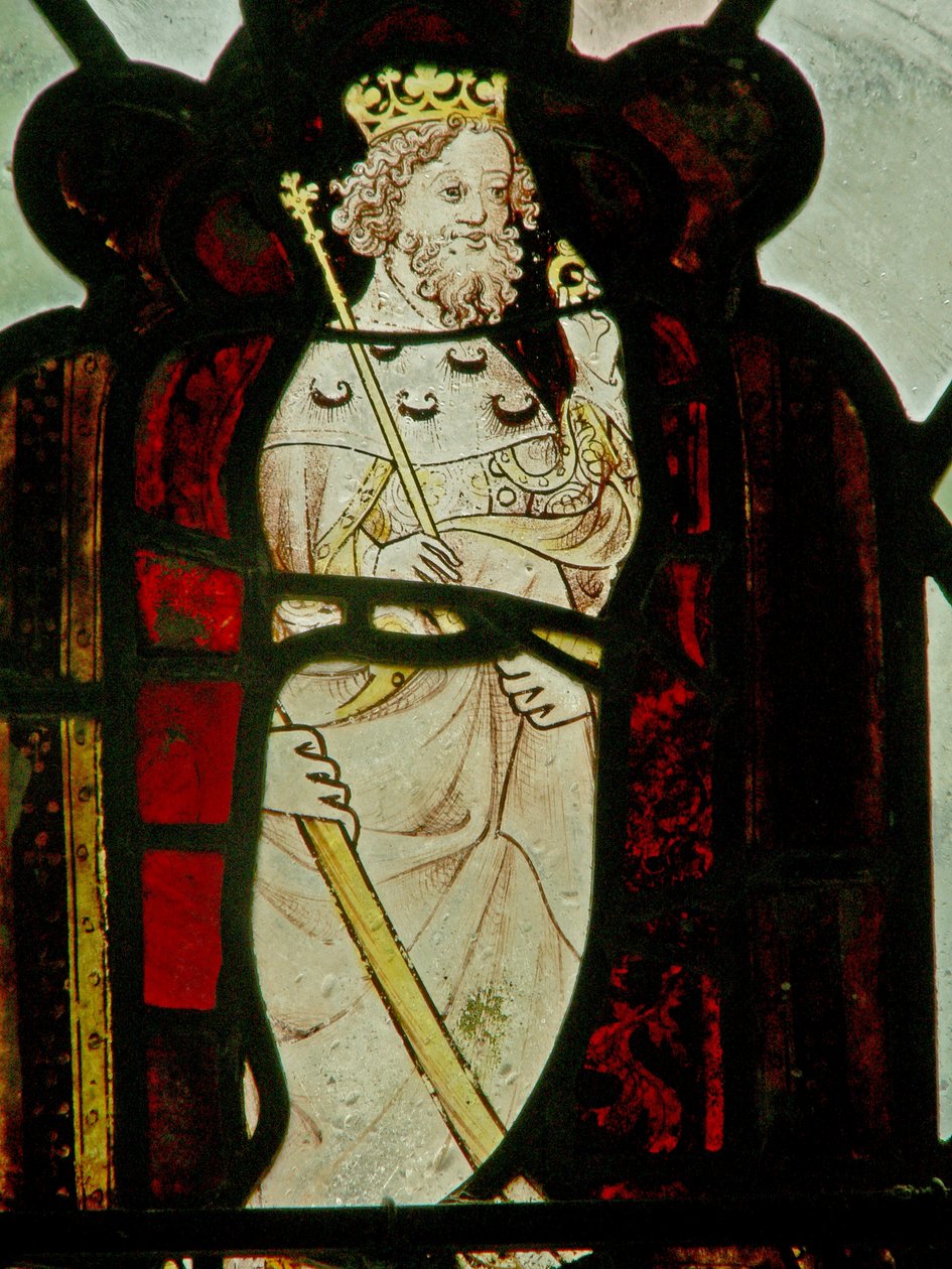 Vindu N4 som viser St Edward the Confessor av English School