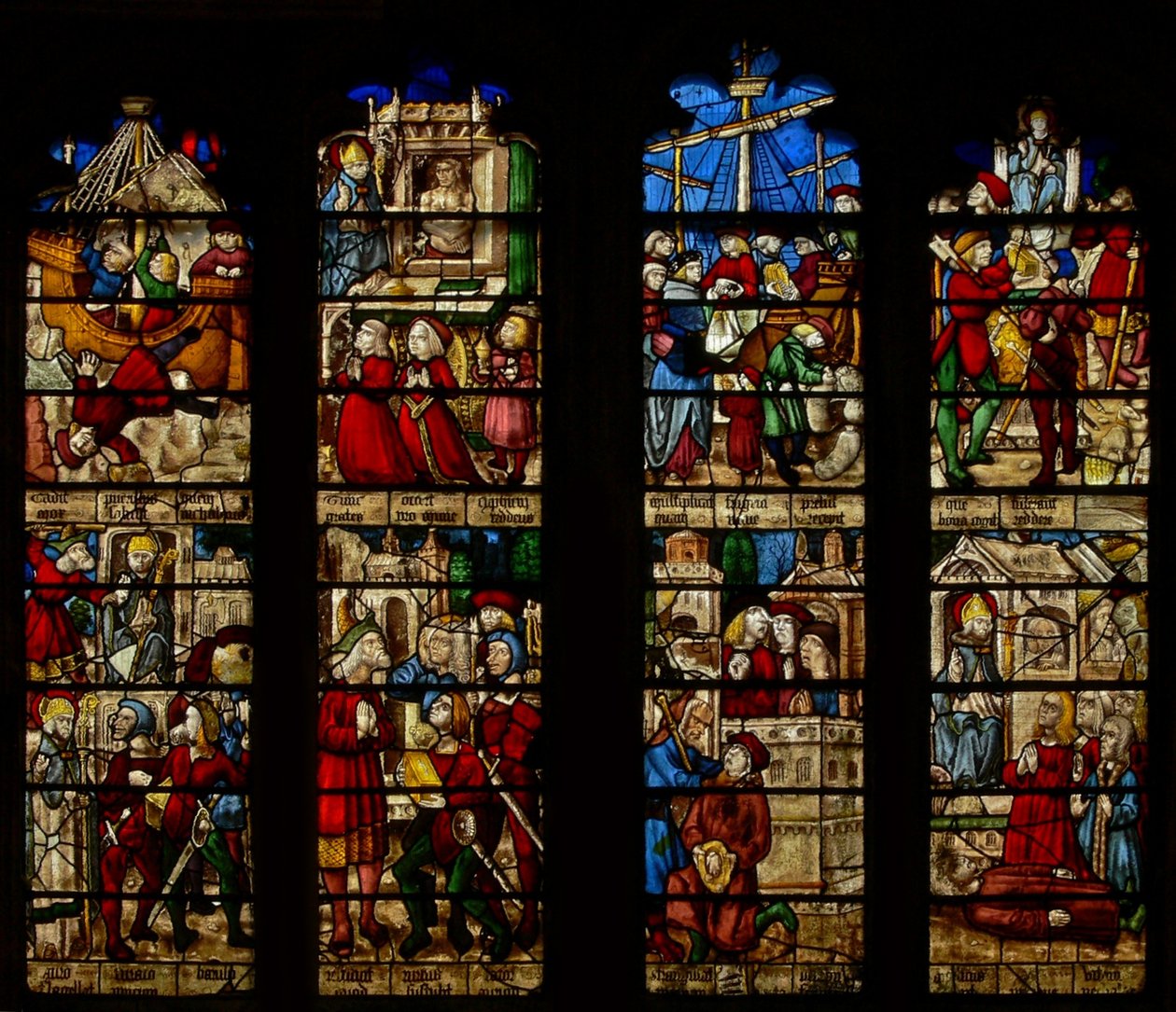Window SaEw som viser St Nicholas-vinduet av English School