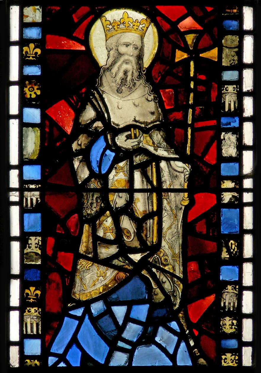 Window Ww som viser St Edward the Confessor av English School