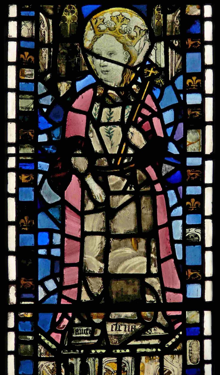 Window Ww som viser St Helen av English School