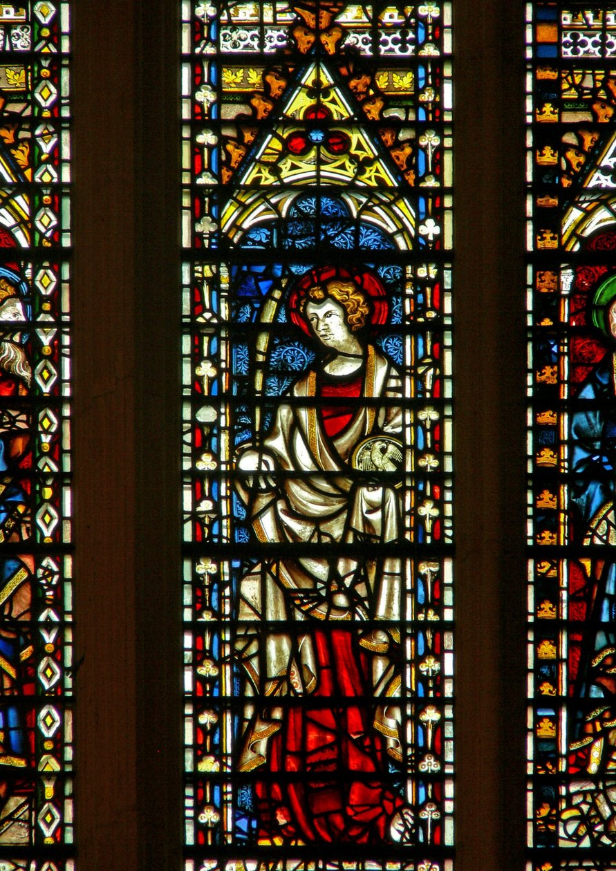 Window Ww som viser St John av English School