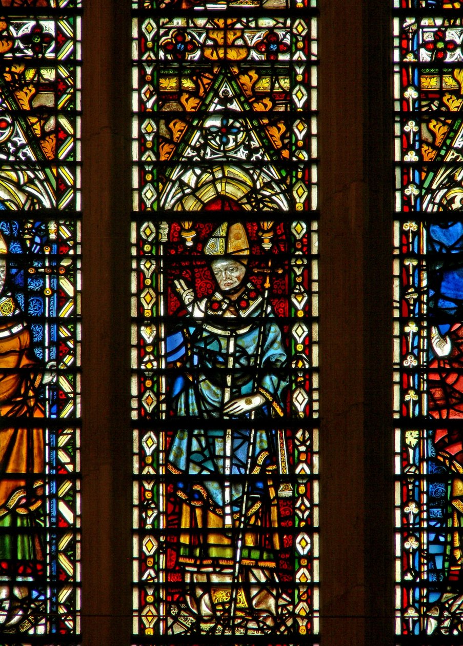 Window Ww som viser en erkebiskop av English School
