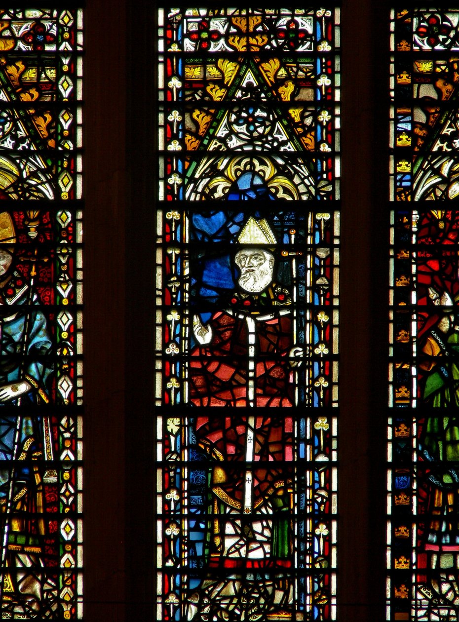 Window Ww som viser en erkebiskop av English School