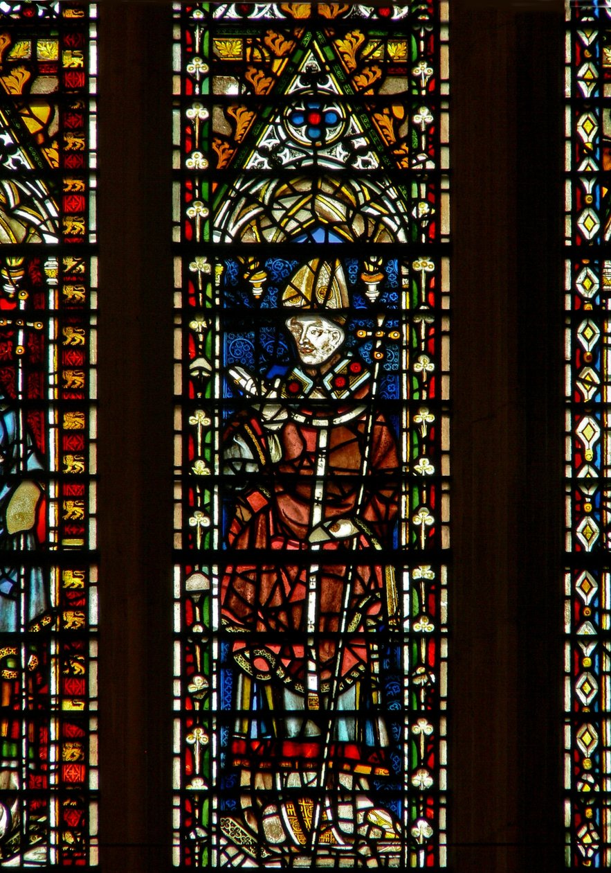 Window Ww som viser en erkebiskop av English School