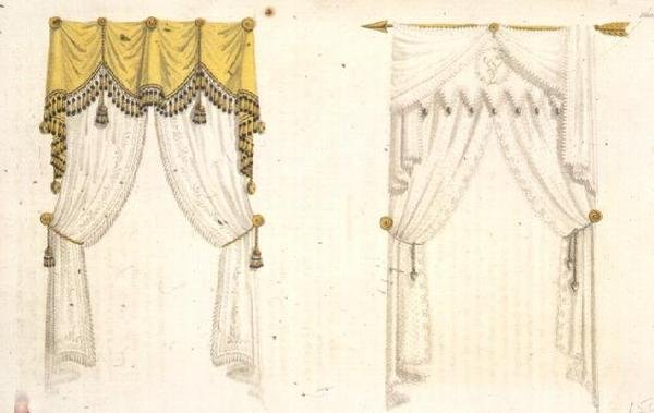 Vindusgardiner, plate 20 fra Ackermann