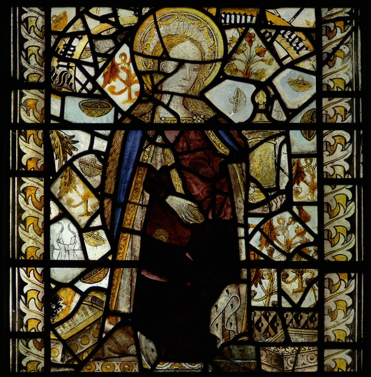 Vindu som viser Maria Magdalena av English School