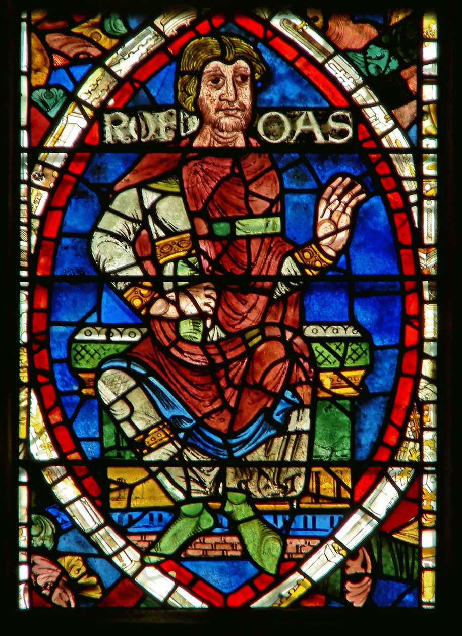 Vindu som viser en genealogisk figur: Rehoboham av English School