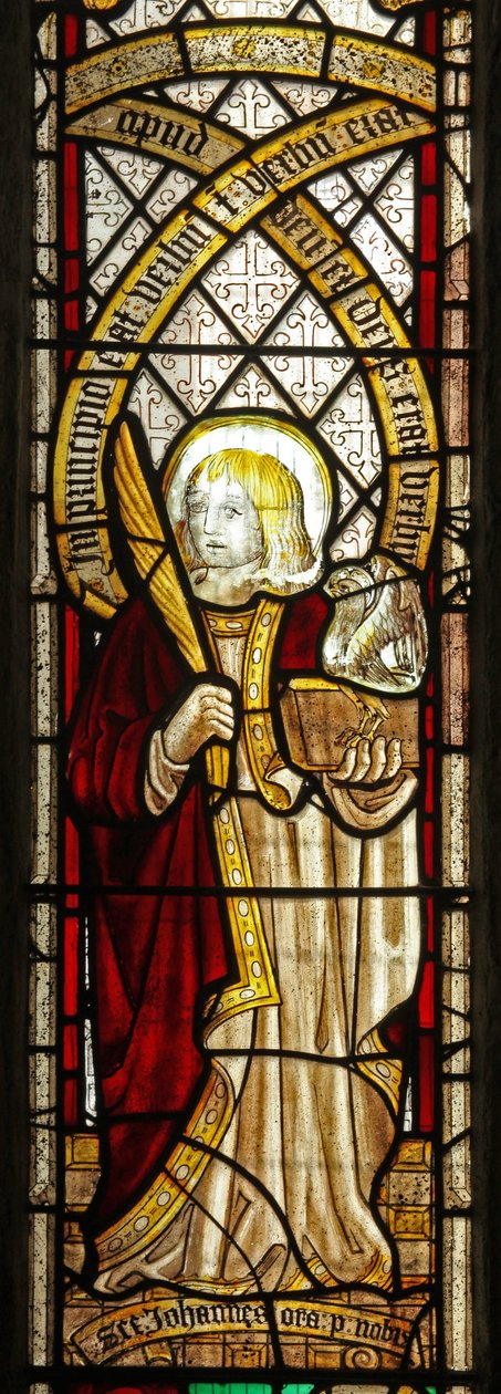 Vindu s5 som viser evangelisten: St. John av English School