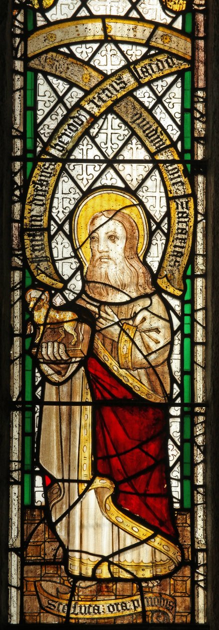Vindu s5 som viser evangelisten: St Luke av English School