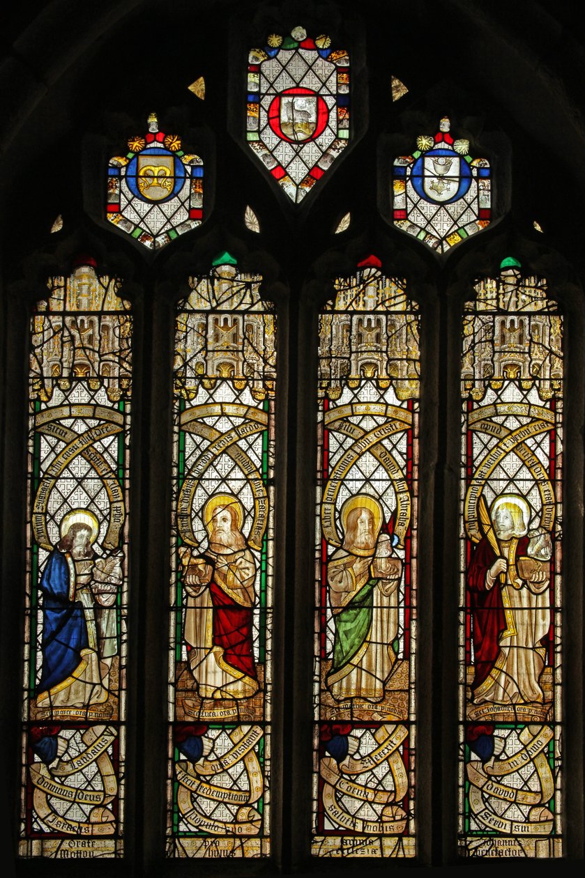 Vindu s5 som viser Evangelists-vinduet av English School