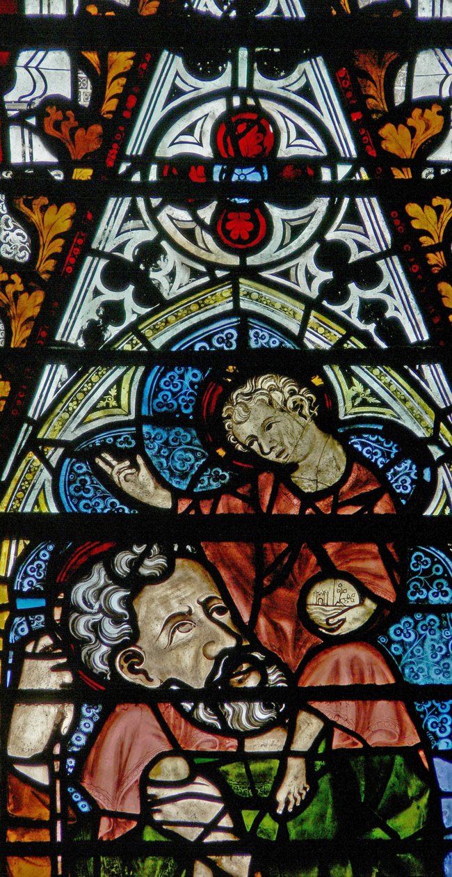Vindu w2 som viser St Christopher av English School
