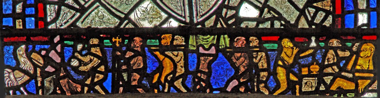 Vindu w40 som viser et kantpanel med Monkeys Funeral av English School