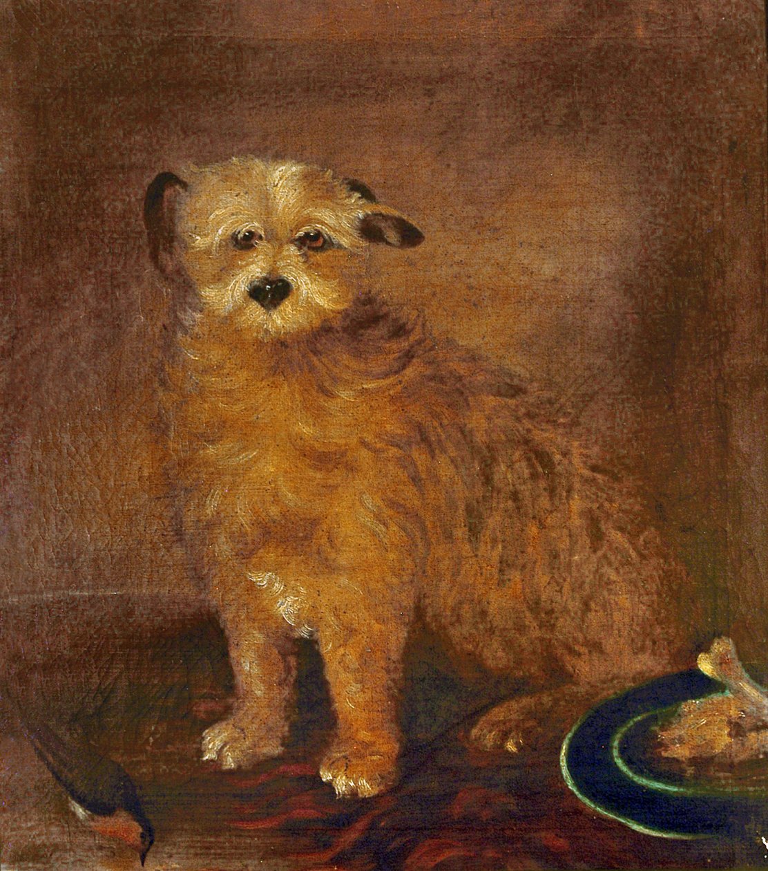 Wordsworths Dog, Pepper, ca. 1806-20 av English School