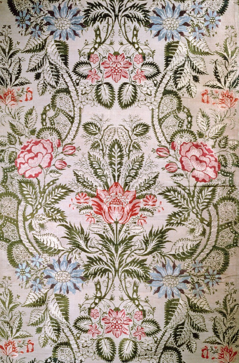 Vevd silke, ca. 1720 (silke) av English School