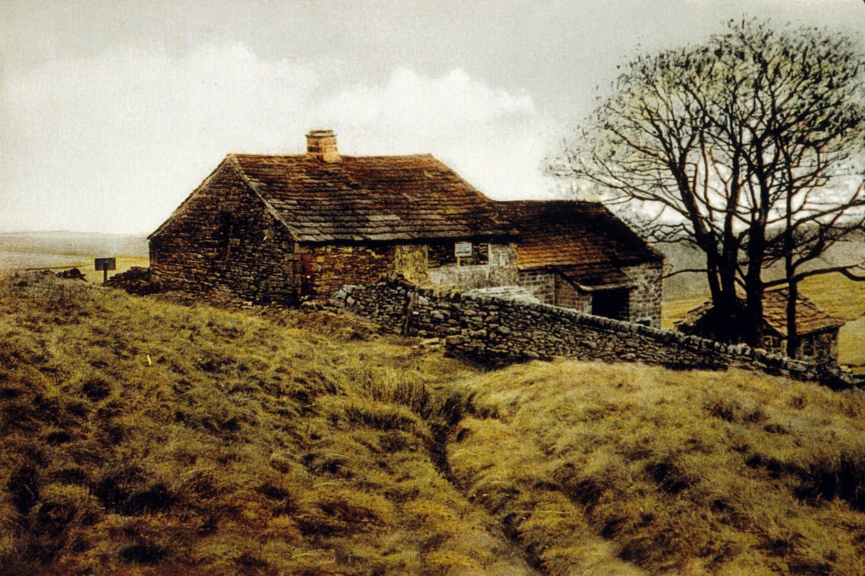 A House on the Moor, nær Haworth, Yorkshire av English School English School
