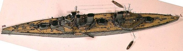 HMS Lion av Norman Ongh (modell) av English School English School