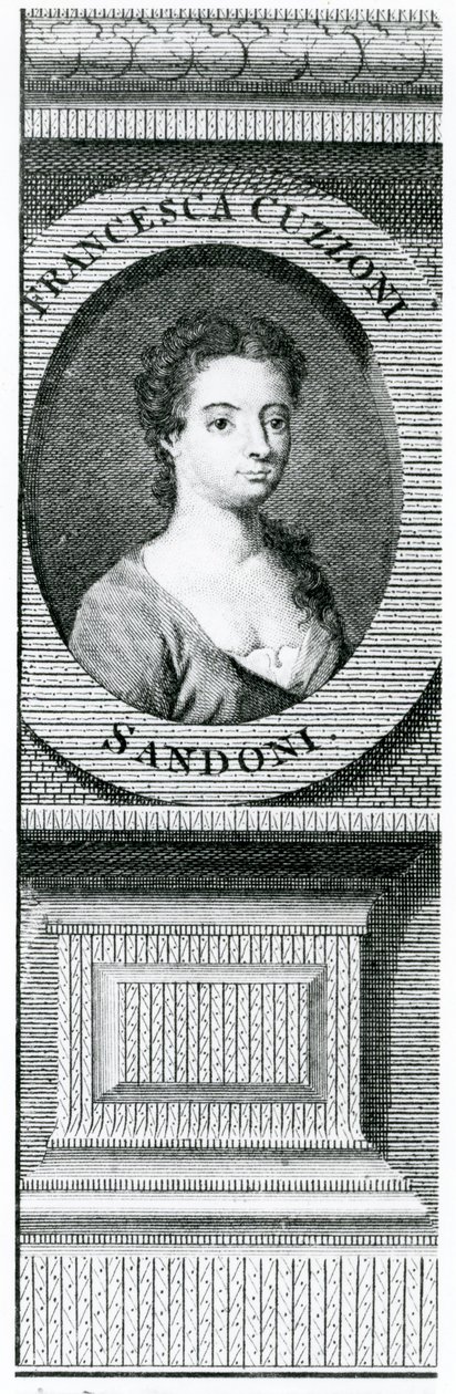 Francesca Cuzzoni (1696–1778) av Enoch Seeman