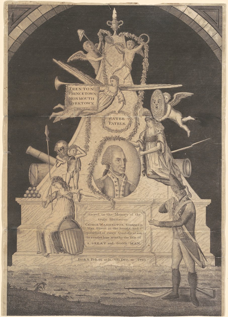 Minnesmerke for George Washington av Enoch G. Gridley, after John Coles, Jr.