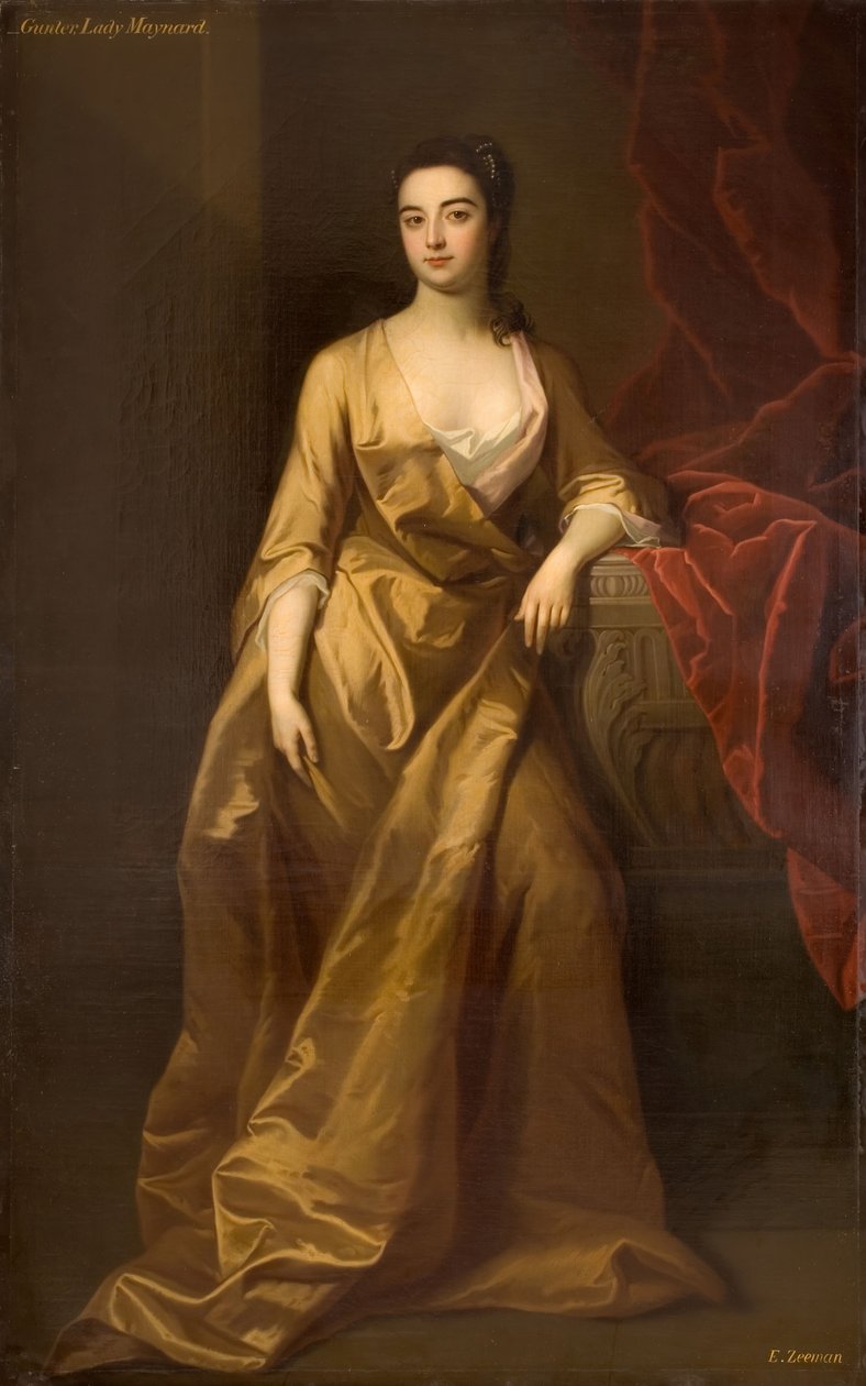 Portrett av en dame Maynard, 1745. av Enoch Seeman