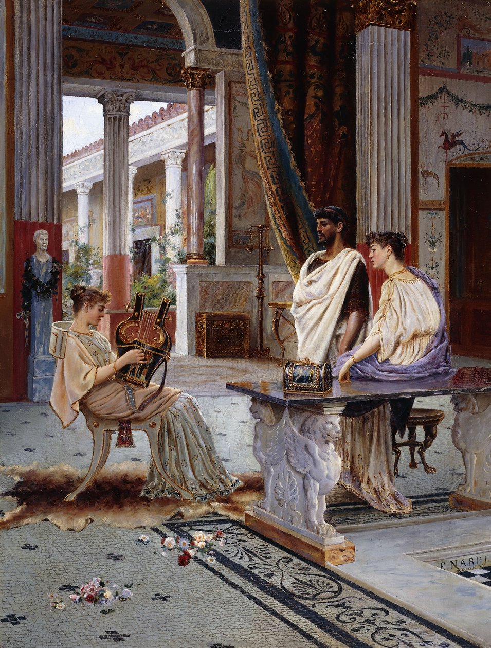 Musikalsk ettermiddag, Pompeii av Enrico Nardi