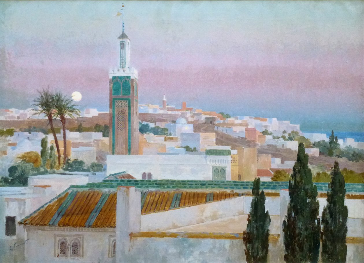 Atardecer en TangerTangier i skumringen av Enrique Simonet