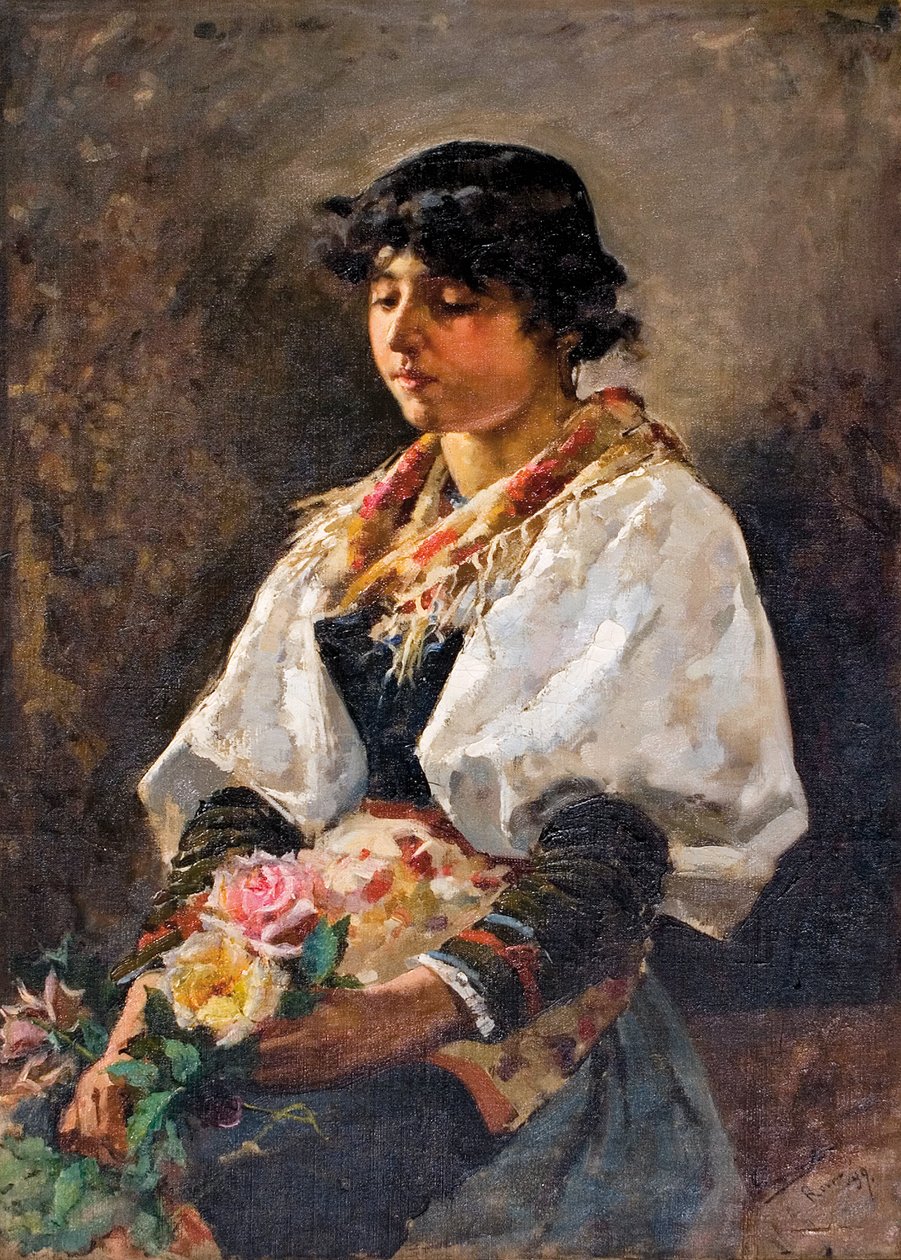 Ciociara Mujer de Ciociaria; region de Italia Kvinne fra Ciociaria -regionen i Italia av Enrique Simonet