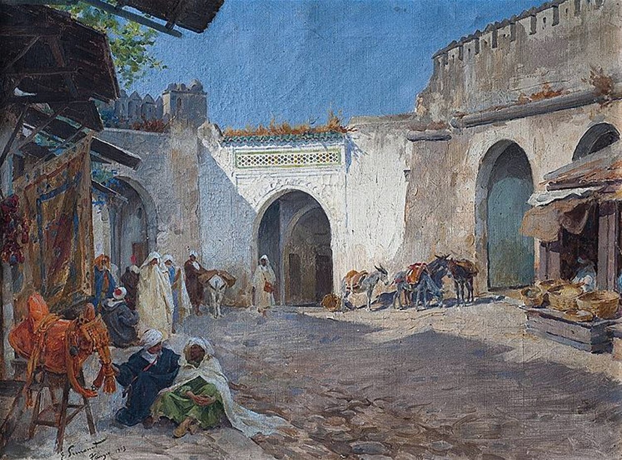 Mercado de TangerTangier Market av Enrique Simonet