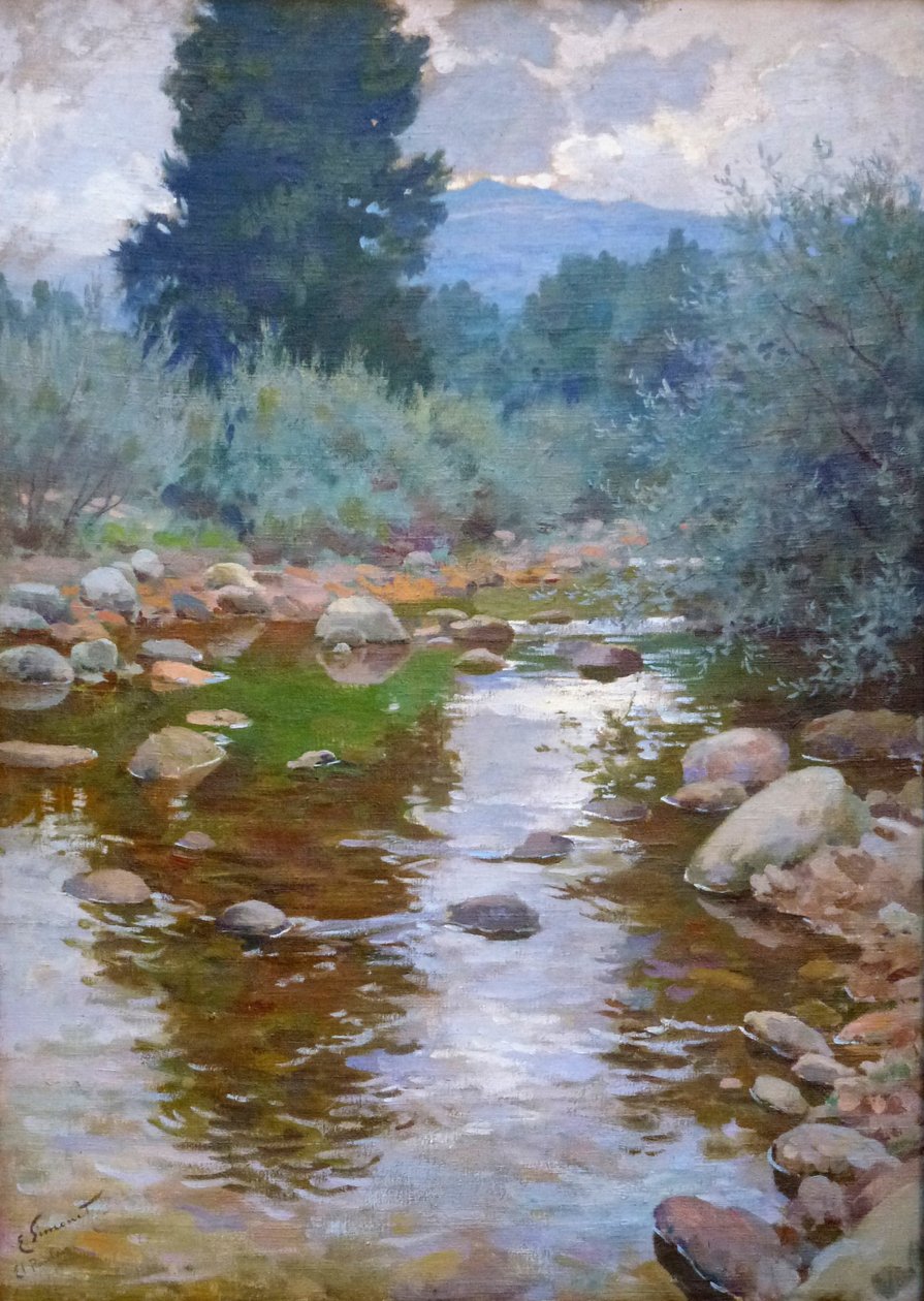 El Paular landskap av Enrique Simonet
