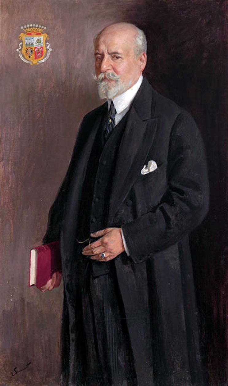 Portrett av herre av Enrique Simonet