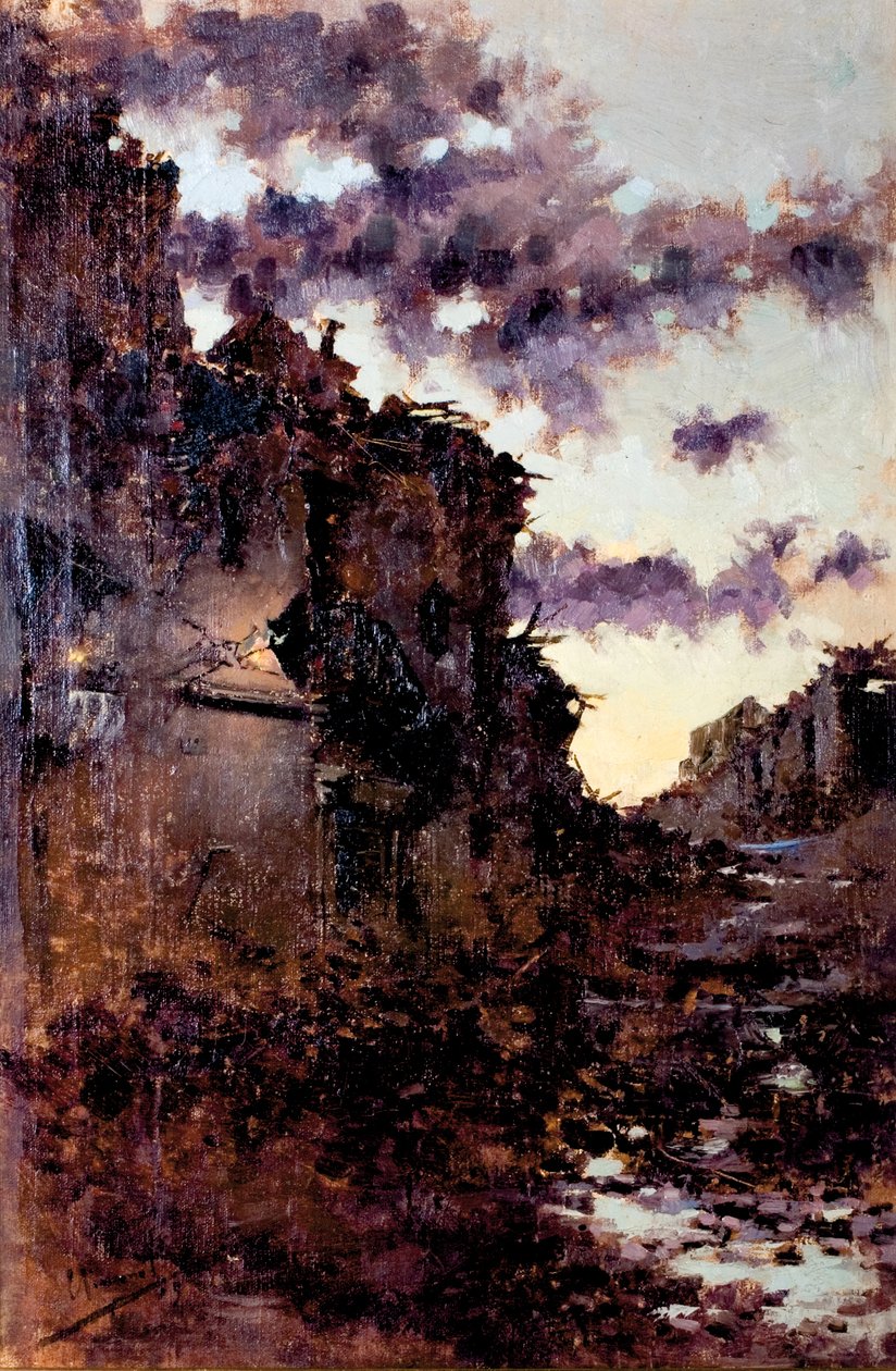 Terremoto en Malaga Jordskjelvet i Malaga av Enrique Simonet