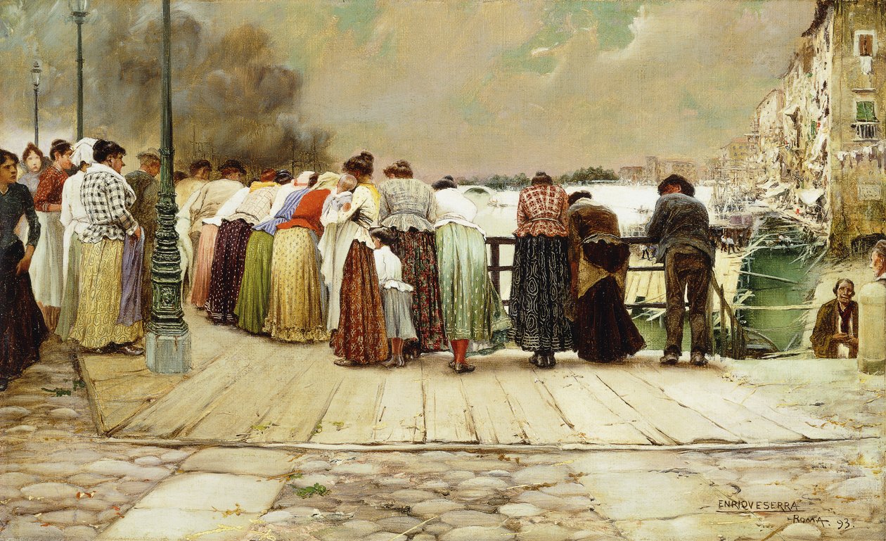 På broen, 1893 av Enrique Serra