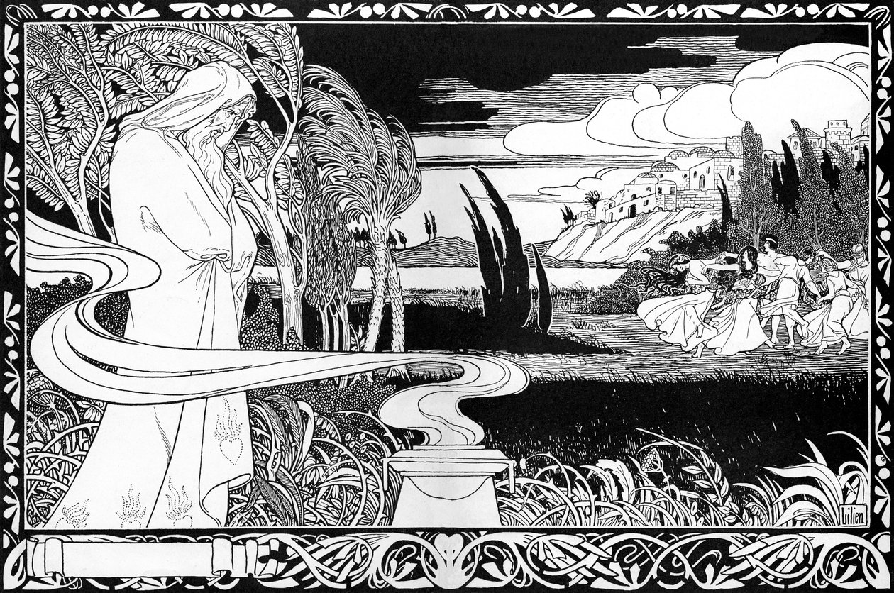 Jesaja av Ephraim Moses Lilien av Ephraim Moses Lilien
