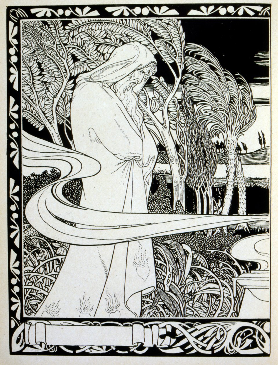 side av «Juda». en samling ballader av den ikke-jødiske poeten Börries von Münchhausen 1900 av Ephraim Moses Lilien
