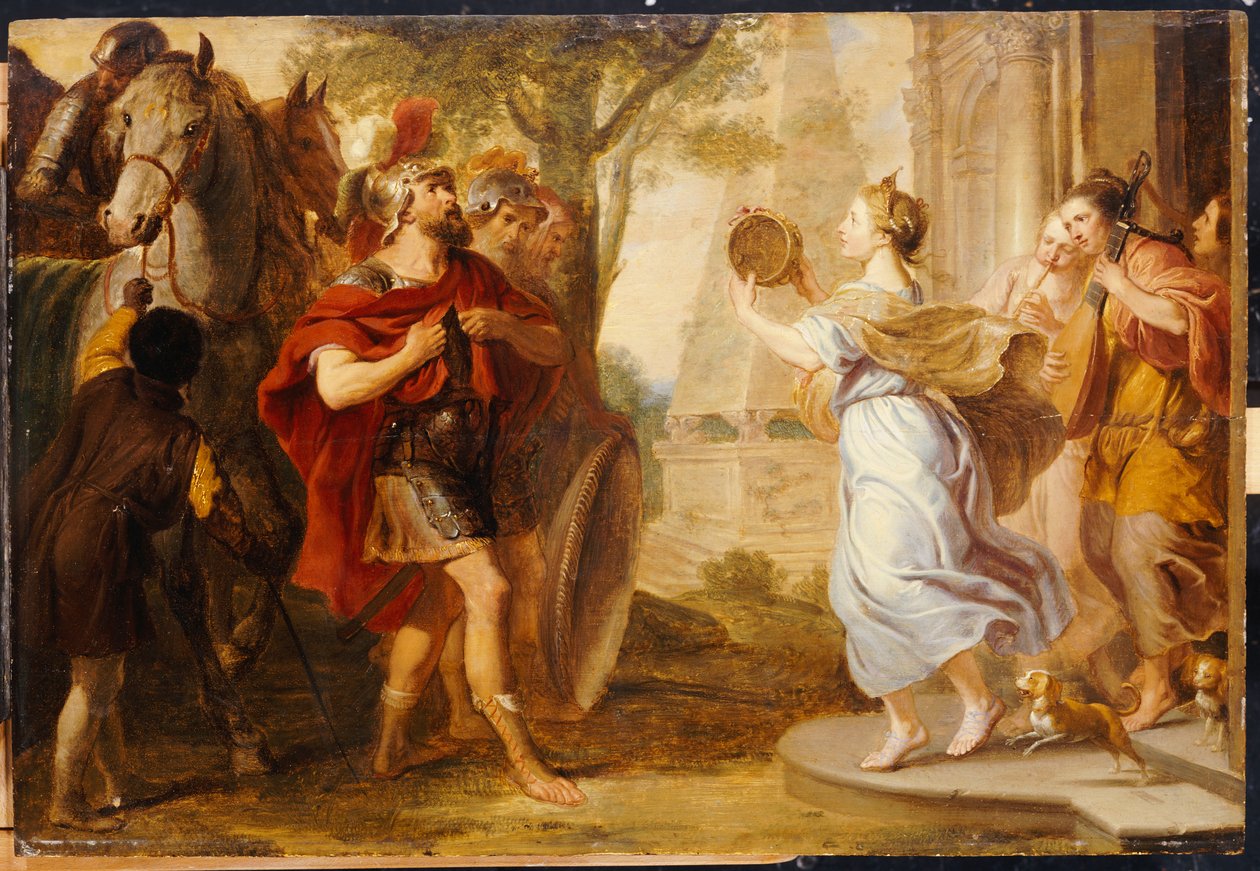 Jeptha hilst av sin datter av Erasmus Quellinus