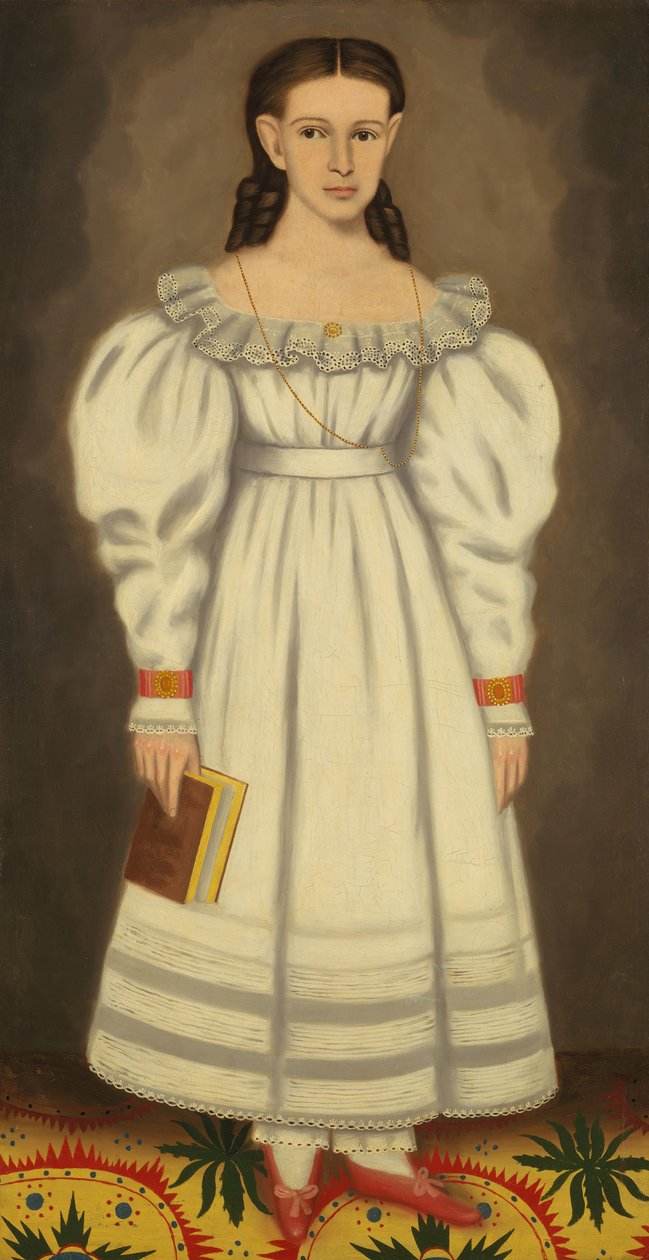 Jente av Bangs-Phelps-familien, ca. 1848. av Erastus Salisbury Field