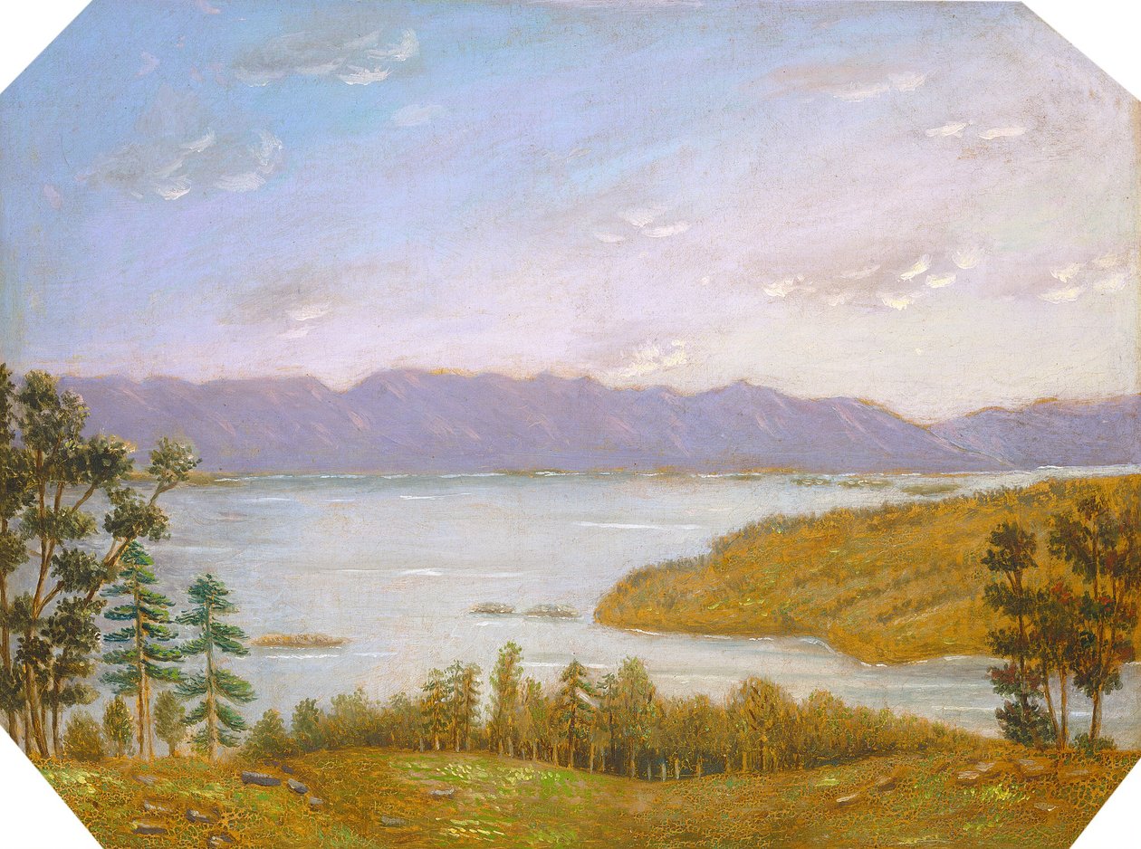 Leverett Pond, ca. 18601880. av Erastus Salisbury Field