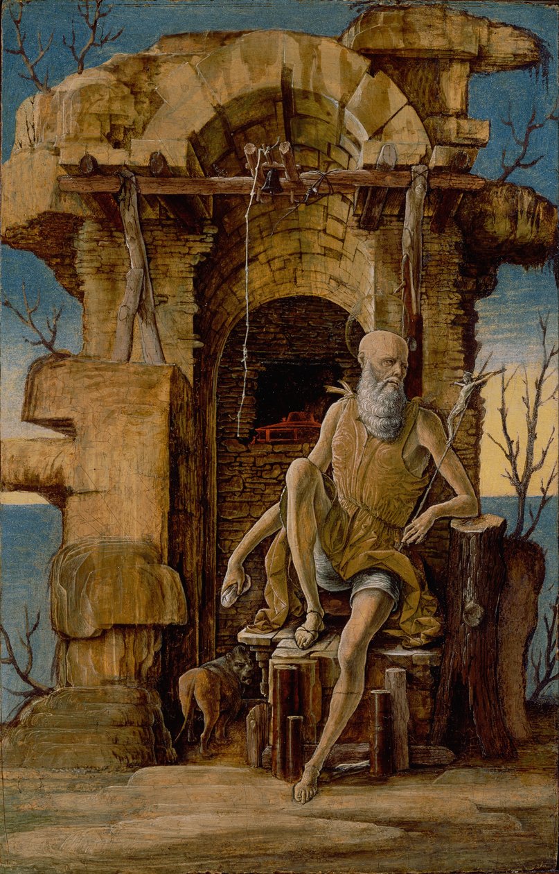 Saint Jerome in the Wilderness av Ercole de Roberti