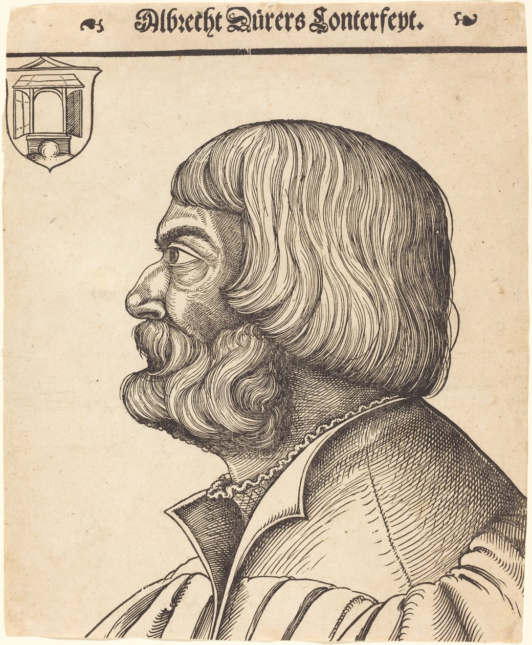 Albrecht Dürer i en alder av femtiseks av Erhard Schon