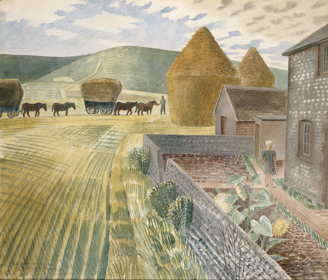 Furlongs av Eric Ravilious