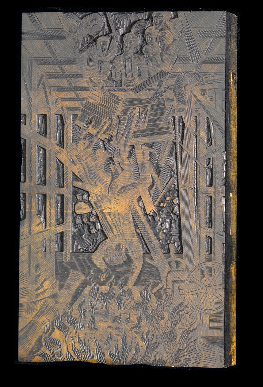 Den berømte tragedien til den rike jøden på Malta, 1933 (tre) av Eric Ravilious