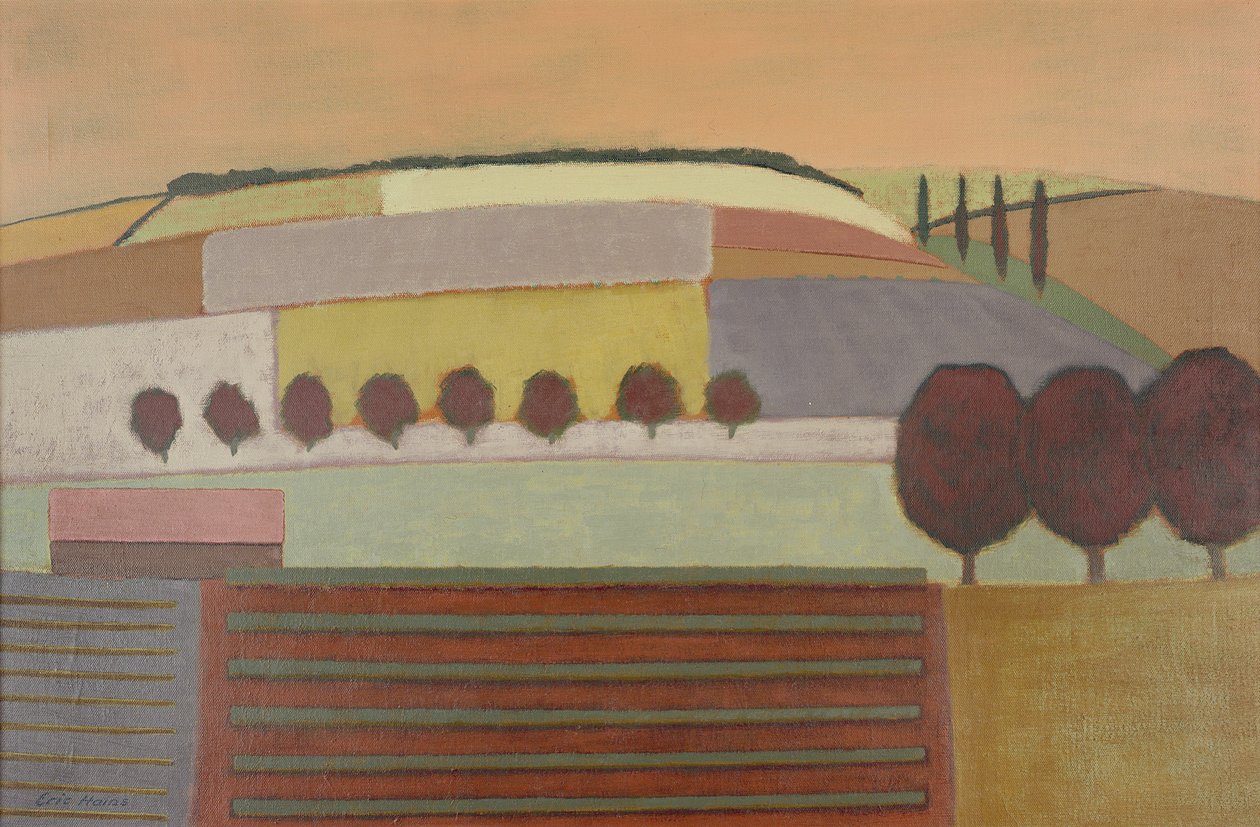 Roussillon landskap av Eric Contemporary Artist Hains