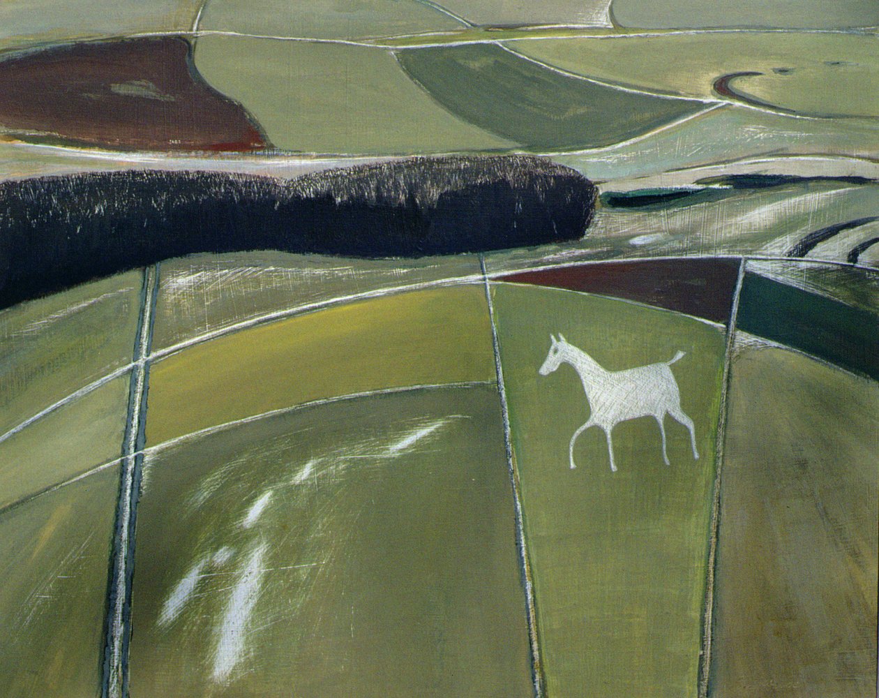 White Horse, Cherhill av Eric Contemporary Artist Hains