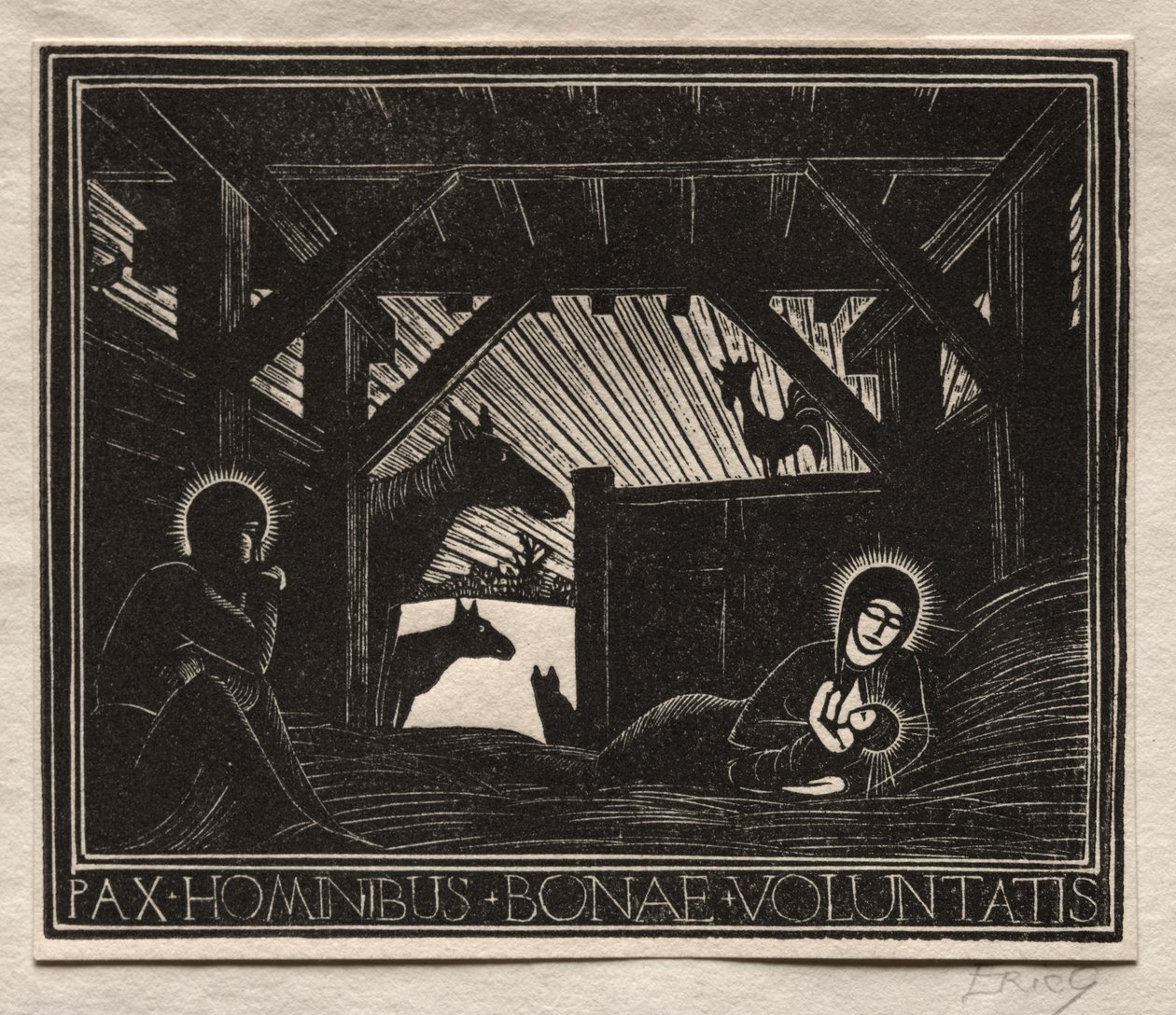 Julegaver: Dawn av Eric Gill