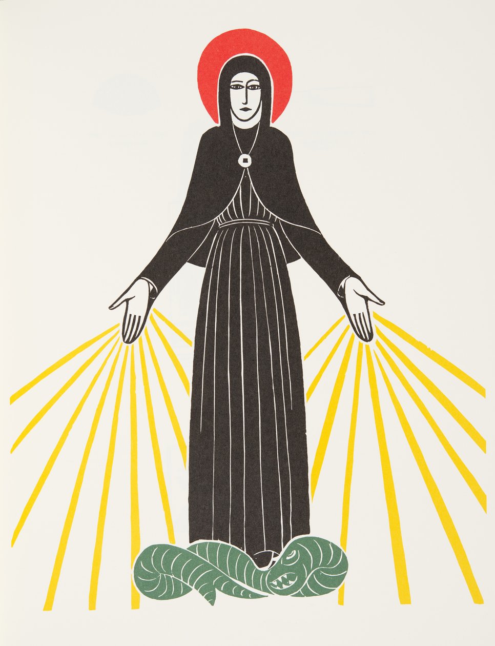 Vår Frue av Lourdes av Eric Gill