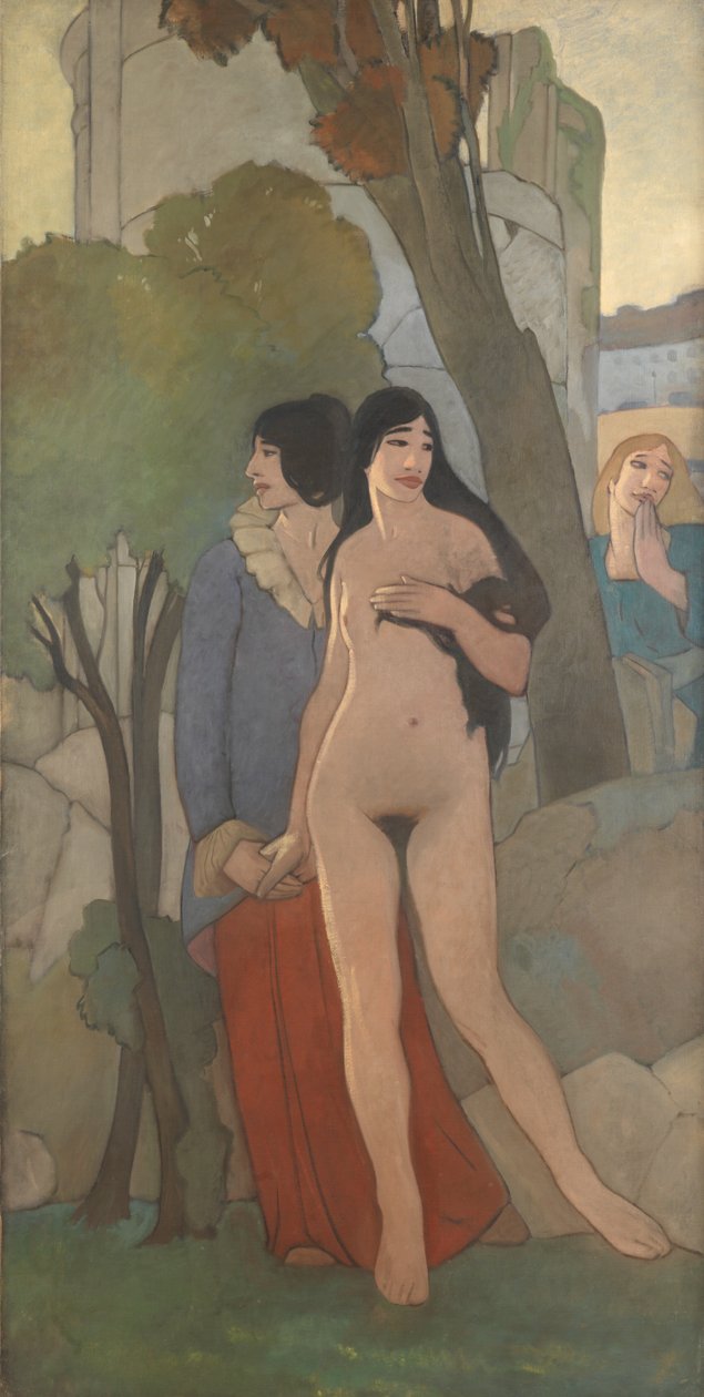 The Daughters of Beauty (Oljer på tre lerreter) av Eric Harald Macbeth Robertson