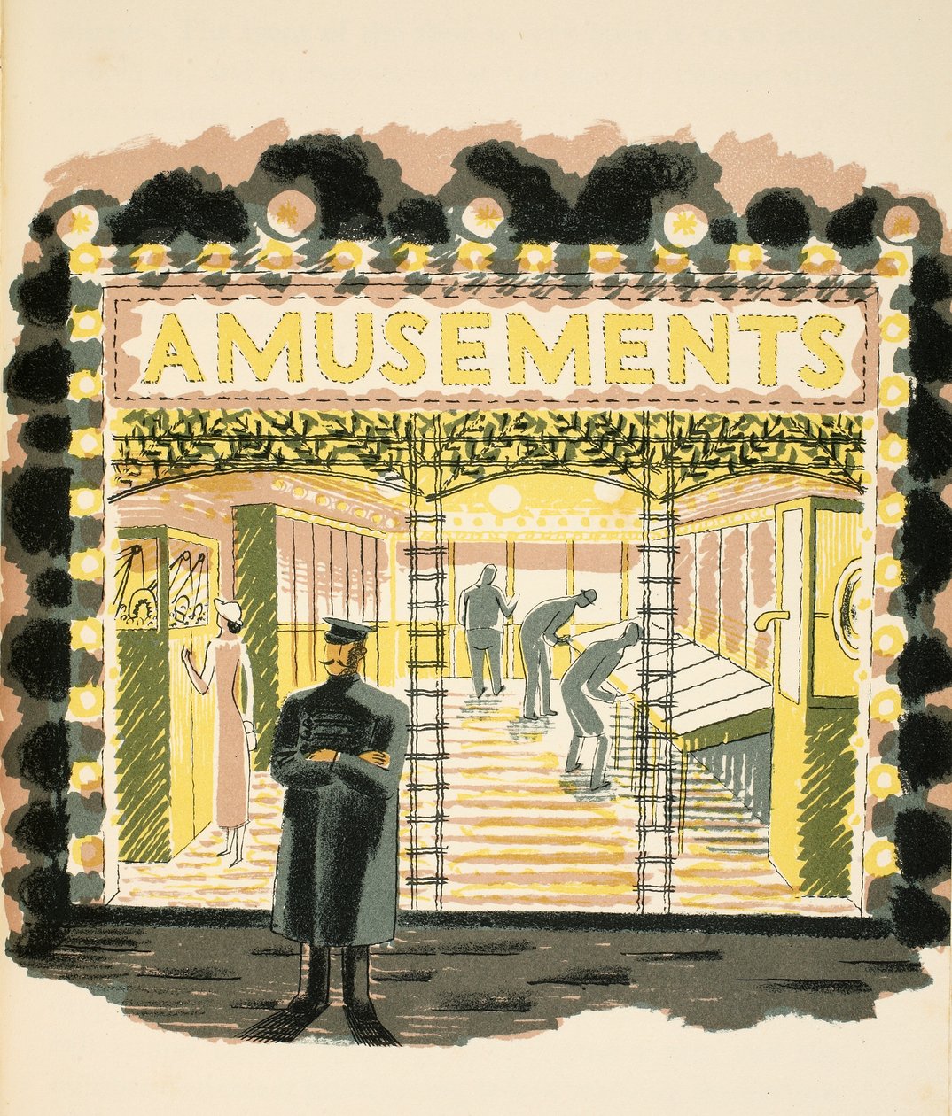 Amusement Arcade, illustrasjon fra 